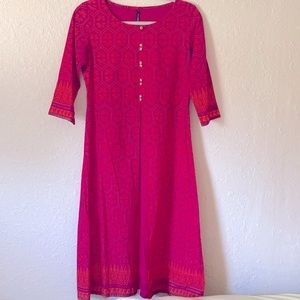 Bright Fuchsia Kurta